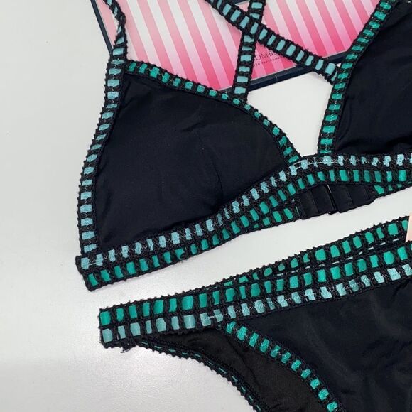 🔥🏖VICTORIA SECRET SWIMSUIT removable padded push-up/cheeky bottom New #4 - Picture 4 of 6